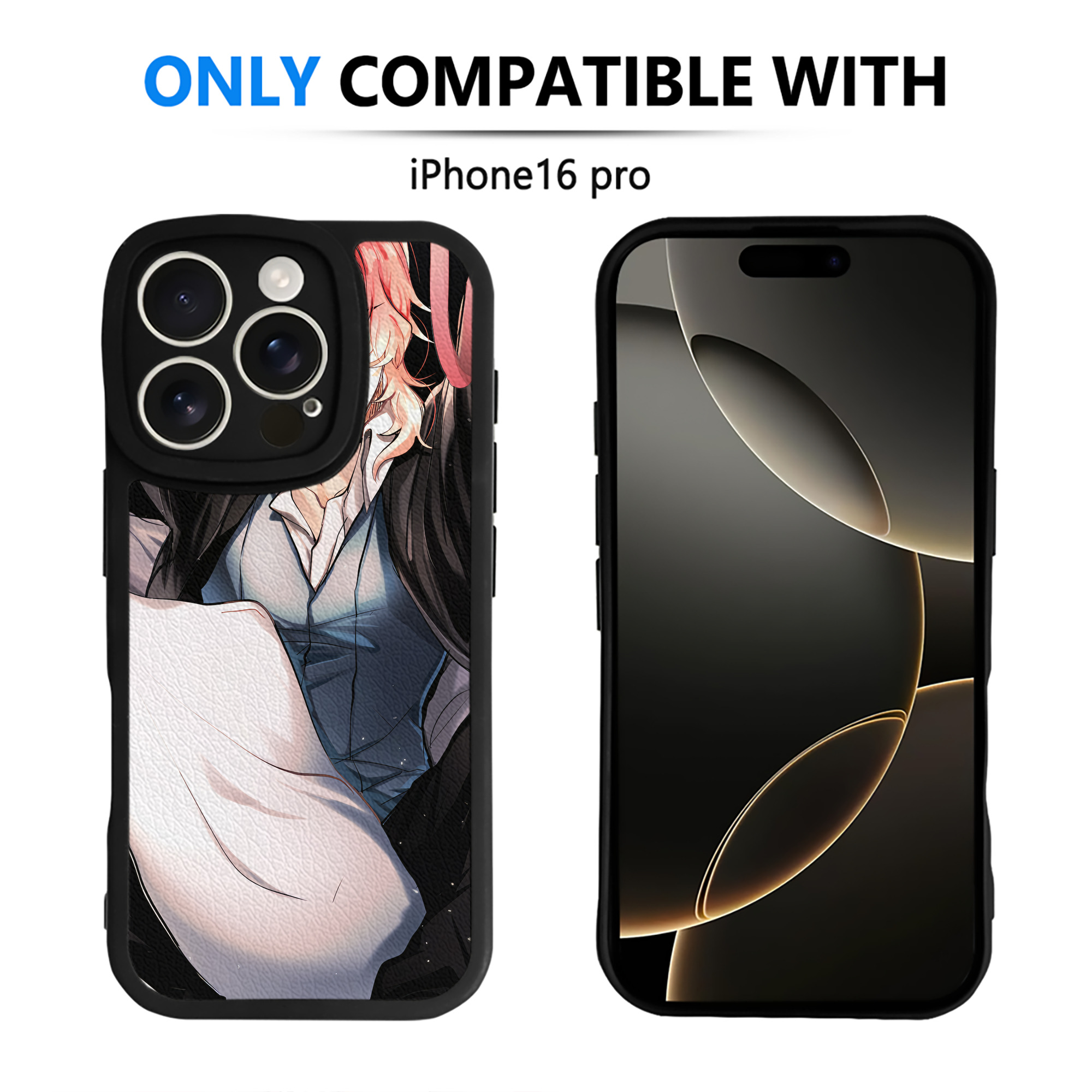 （画像用） 文豪ストレイドッグス Bungo Stray Dogs 【iPhone 16シリーズ対応】シリコンスマホケース（レザー調） 材質：シリコン